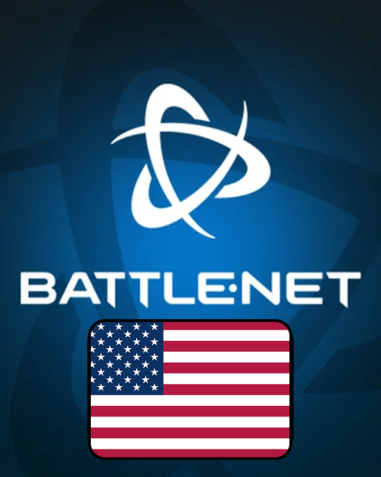 Battle.net — 5 USD — (регион аккаунта Battle.net — США)